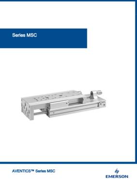 AVENTICS MSC CATALOG MSC-HG-EE SERIES: MINI SLIDES